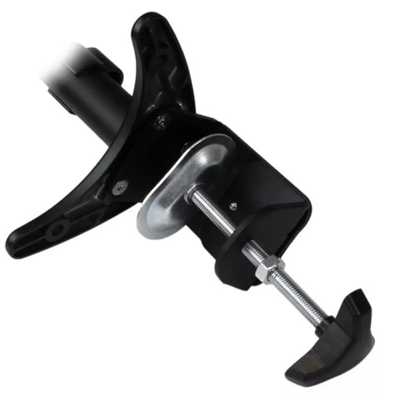 StarTech.com Doppelmonitor-Tischhalterung - verstellbar, Klemme, 13,6 kg, 30,5 cm (12 Zoll), 61 cm (24 Zoll), 100 x 100 mm, Schwarz