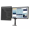 StarTech.com Doppelmonitor-Tischhalterung - verstellbar, Klemme, 13,6 kg, 30,5 cm (12 Zoll), 61 cm (24 Zoll), 100 x 100 mm, Schwarz