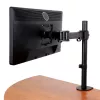 StarTech.com Schreibtisch Monitorarm für bis zu 34 Zoll (8 kg) VESA-kompatible Displays - Gelenkige Säulenhalterung für Einzelmonitore - Ergonomische höhenverstellbare Monitorhalterung - Tischklemme/Kabeldurchführung