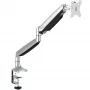 StarTech.com Schreibtisch-Monitorhalterung - Hochbelastbare ergonomische VESA-Monitorhalterung - Einzelner 9-kg-Bildschirm - Vollbeweglich, höhenverstellbar, gelenkig - Aluminium - Tischklemme/Tischdurchführung - Silber