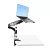 StarTech.com Schreibtischhalterung für Laptops – voll beweglicher Gelenkarm für Laptop oder einzelnen 34-Zoll-Monitor – VESA-Halterungsplatte für Laptops – ergonomisch verstellbarer Notebook-Ständer – Tischklemme