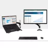 StarTech.com Schreibtischhalterung für Laptops – voll beweglicher Gelenkarm für Laptop oder einzelnen 34-Zoll-Monitor – VESA-Halterungsplatte für Laptops – ergonomisch verstellbarer Notebook-Ständer – Tischklemme