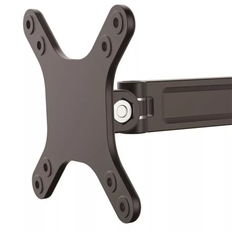StarTech.com Wandmontage-Monitorarm - Einzelgelenk, 15 kg, 33 cm (13 Zoll), 68,6 cm (27 Zoll), 75 x 75 mm, 100 x 100 mm, Schwarz