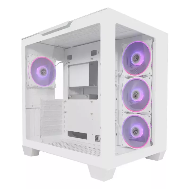 PC-Gehäuse LC-Power Gaming 807W Midi Tower Weiß