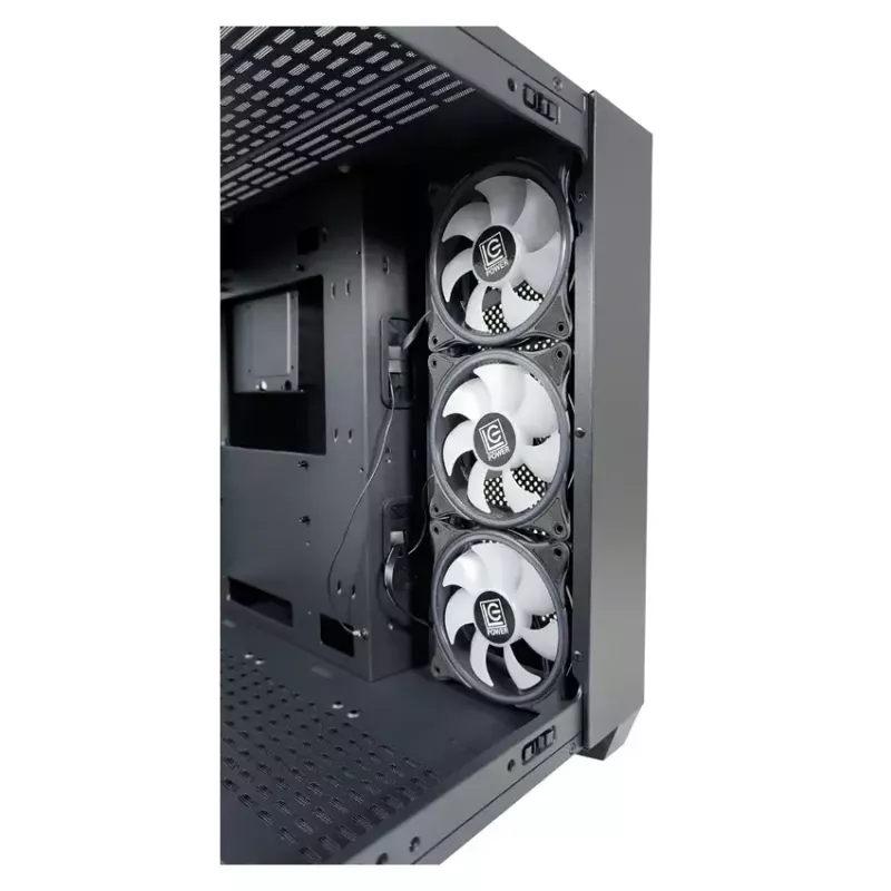 PC-Gehäuse LC-Power 809B Midi Tower Schwarz