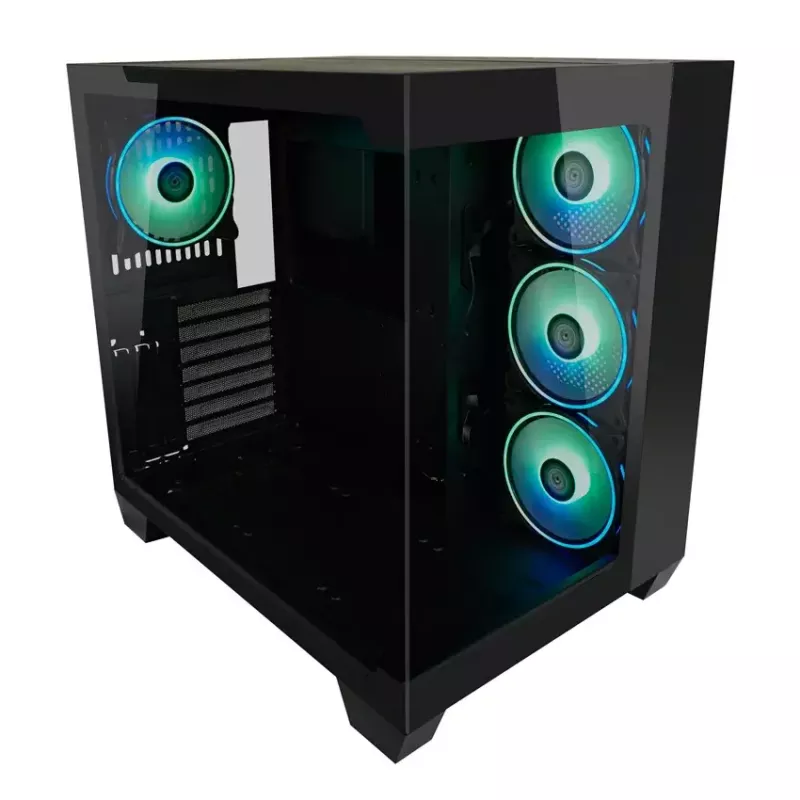 PC-Gehäuse LC-Power 809B Midi Tower Schwarz
