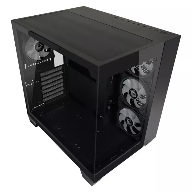 PC-Gehäuse LC-Power 809B Midi Tower Schwarz