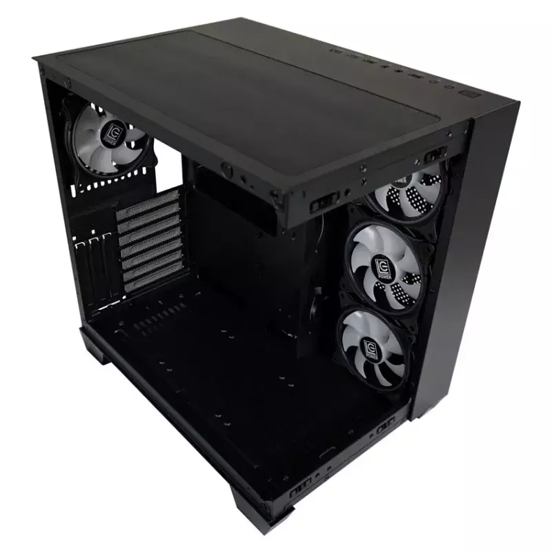 PC-Gehäuse LC-Power 809B Midi Tower Schwarz