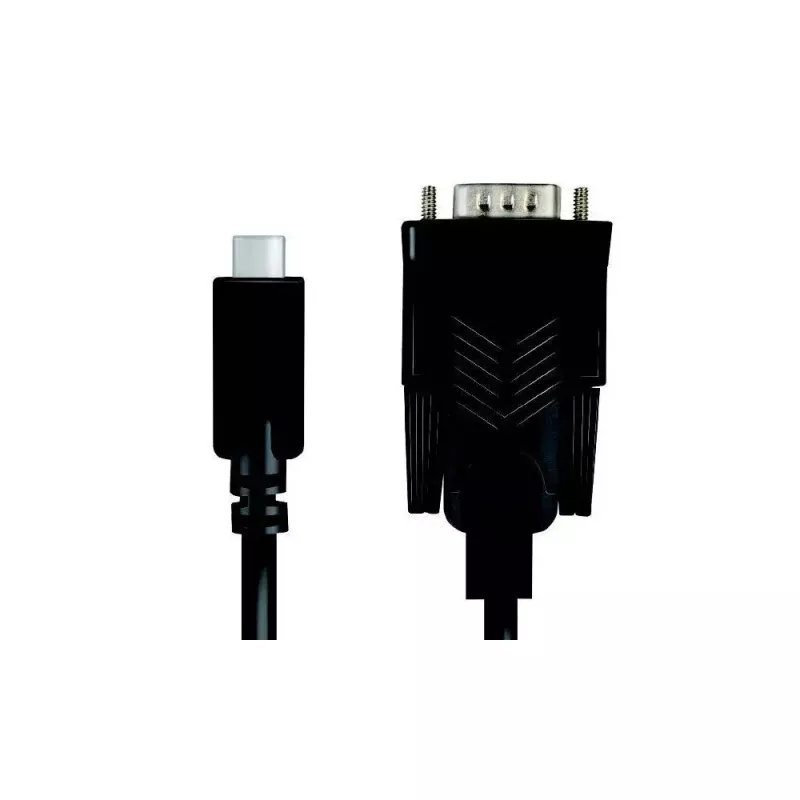 LogiLink AU0051A Videokabel-Adapter 1,2 m USB-C VGA D-Sub Schwarz