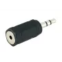 Kabeladapter Microconnect AUDALX 3,5mm auf 2,5mm Schwarz