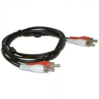 Microconnect AUDCC5 Audiokabel 5 m 2 x RCA Schwarz
