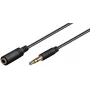 Microconnect AUDLG05G Audiokabel 0,5 m 3,5 mm Schwarz