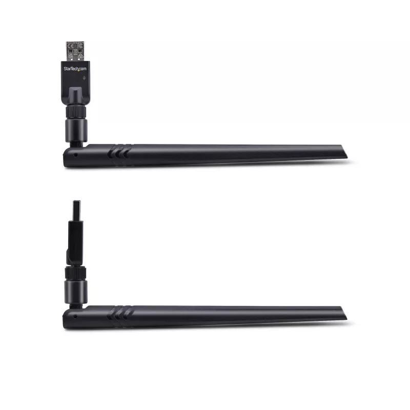 StarTech.com USB Bluetooth 5.3 Class 1 Adapter Dongle für PC/Laptop, Langstreckenverbindung für Tastatur, Maus, Audio-Streaming und PAN-Netzwerkbetrieb, Windows/Linux