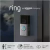 Videogegensprechanlage RING B0B2BNM4PV — kabellos, max. 1920×1080 Video, Nickelfinish, Wi‑Fi (802.11b/g/n/ax)