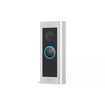 Videogegensprechanlage RING B0B2BNM4PV — kabellos, max. 1920×1080 Video, Nickelfinish, Wi‑Fi (802.11b/g/n/ax)