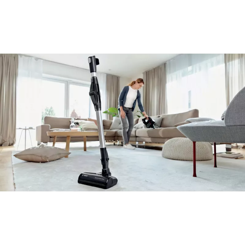 Bosch BCS712XXL Stabstaubsauger/elektrischer Besen Akku Trocken Beutellos 0,3 L Schwarz 3 Ah