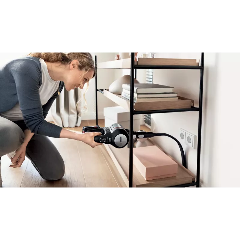 Bosch BCS712XXL Stabstaubsauger/elektrischer Besen Akku Trocken Beutellos 0,3 L Schwarz 3 Ah