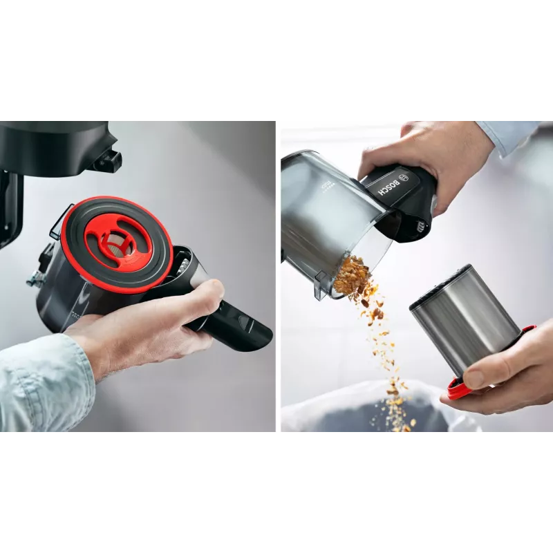 Bosch BCS712XXL Stabstaubsauger/elektrischer Besen Akku Trocken Beutellos 0,3 L Schwarz 3 Ah