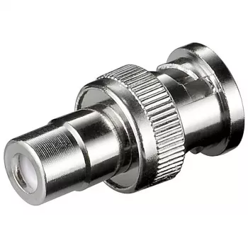 Microconnect BNCRCAADAPTOR1 Kabeladapter BNC RCA Metallisch
