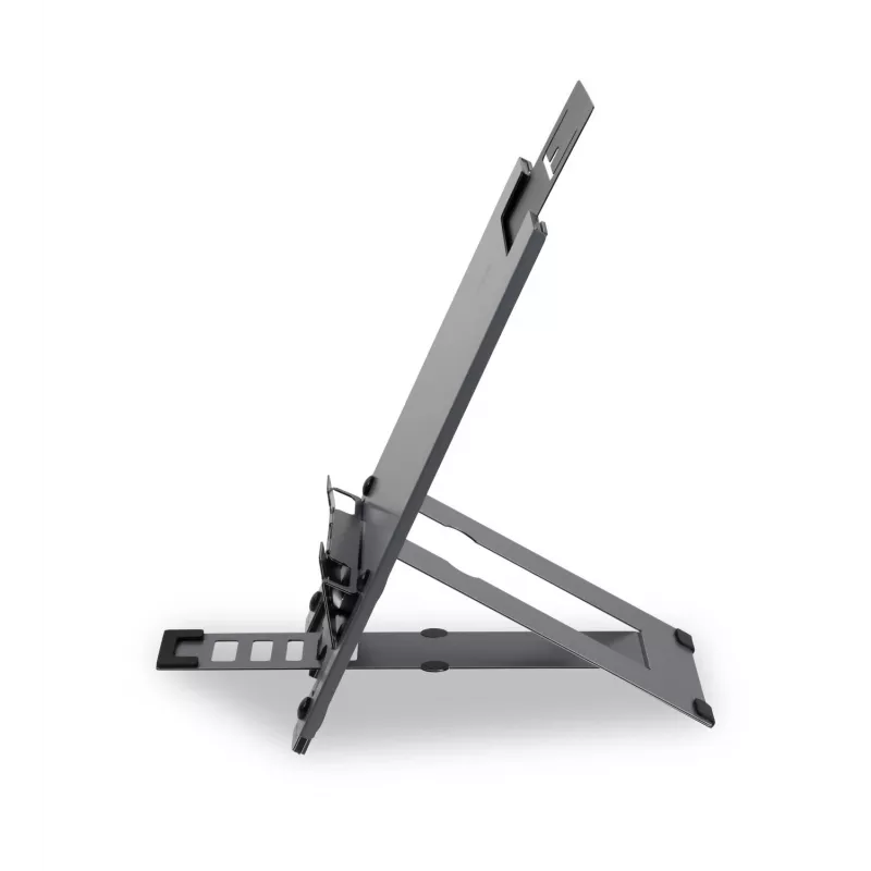 BakkerElkhuizen Ergo-Q Hybrid Pro, Laptop-Ständer, Schwarz, Dunkelgrau, Aluminium, Gummi, Stahl, 25,4 cm (10 Zoll), 40,6 cm (16 Zoll), 25,4 cm (10 Zoll)