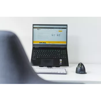 BakkerElkhuizen UltraStand Universal, Laptop-Ständer, Schwarz, Dunkelgrau, Aluminium, Gummi, Stahl, 33 cm (13 Zoll), 39,6 cm (15,6 Zoll), 3 kg