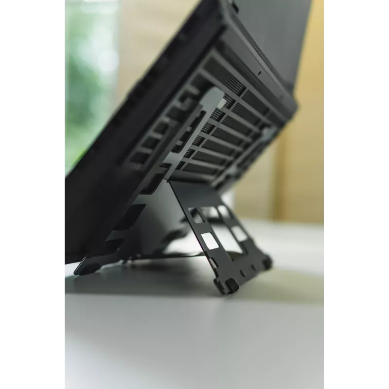 BakkerElkhuizen UltraStand Universal, Laptop-Ständer, Schwarz, Dunkelgrau, Aluminium, Gummi, Stahl, 33 cm (13 Zoll), 39,6 cm (15,6 Zoll), 3 kg