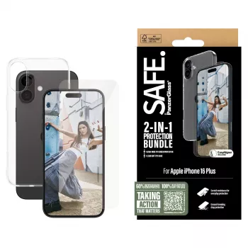 PanzerGlass SAFE. by ® 2-in-1 Schutzpaket iPhone '24 6,7 Zoll