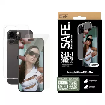 PanzerGlass SAFE. by ® 2-in-1 Schutzpaket iPhone 16 Pro Max