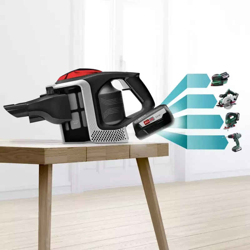 Bosch BSS81POW1 Stielstaubsauger/Elektrobesen Akku Trocken Schwarz 5 Ah