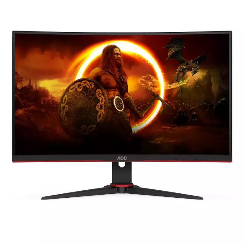 AOC G2 C27G2E/BK Computer Monitor 68,6 cm (27 Zoll) 1920 x 1080 Pixel Full HD Schwarz, Rot