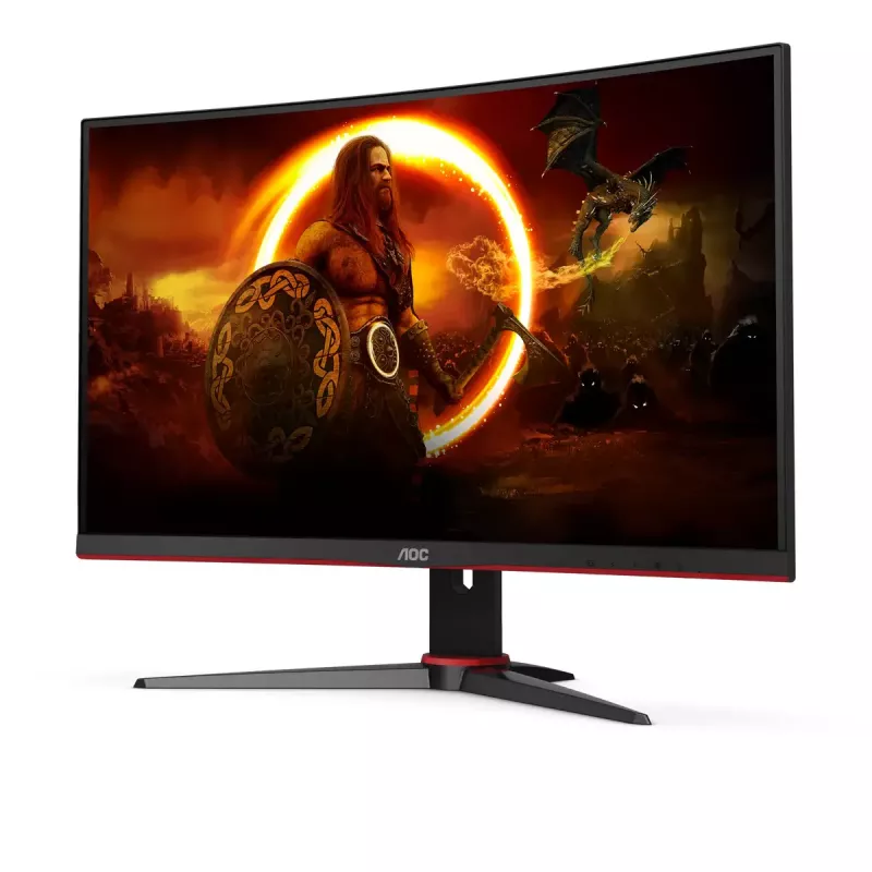 AOC G2 C27G2E/BK Computer Monitor 68,6 cm (27 Zoll) 1920 x 1080 Pixel Full HD Schwarz, Rot