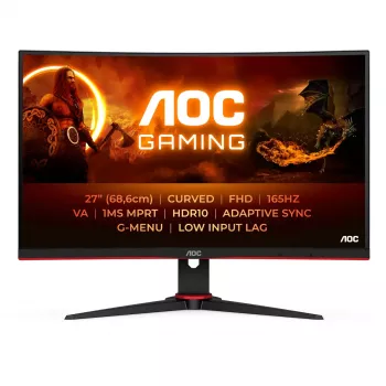 AOC G2 C27G2E/BK Computer Monitor 68,6 cm (27 Zoll) 1920 x 1080 Pixel Full HD Schwarz, Rot
