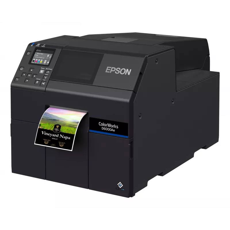 Epson ColorWorks D6000Ae Etikettendrucker Thermotransfer Farbe 1200 x 1200 DPI 119 mm/s Kabelgebunden Ethernet LAN