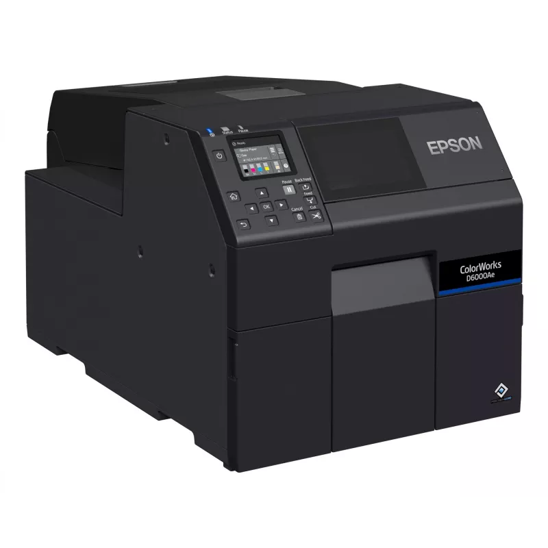 Epson ColorWorks D6000Ae Etikettendrucker Thermotransfer Farbe 1200 x 1200 DPI 119 mm/s Kabelgebunden Ethernet LAN