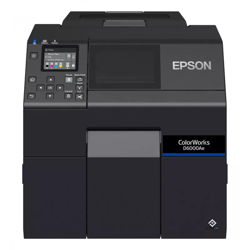 Epson ColorWorks D6000Ae Etikettendrucker Thermotransfer Farbe 1200 x 1200 DPI 119 mm/s Kabelgebunden Ethernet LAN