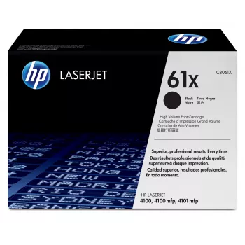 HP 61X High Yield Schwarz Original LaserJet Tonerkartusche 1 Stück