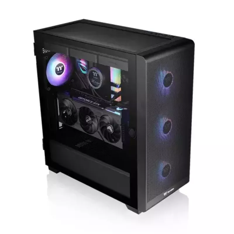 PC-Gehäuse Thermaltake S250 TG Midi Tower Schwarz