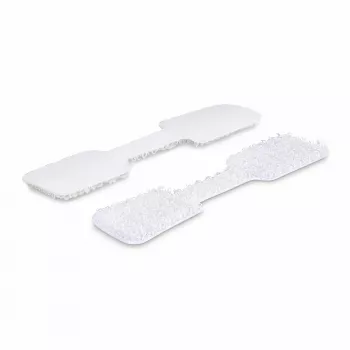 StarTech.com 3,5 Zoll (9cm) Kabelbeschriftungsschilder, 100er-Pack, Weiß, Haken-zu-Haken Klettverschluss-Kabeletiketten, beschreibbare Kabelkennzeichnungen für das Kabelmanagement, Kabelidentifikationsetiketten
