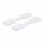 StarTech.com 3,5 Zoll (9cm) Kabelbeschriftungsschilder, 100er-Pack, Weiß, Haken-zu-Haken Klettverschluss-Kabeletiketten, beschreibbare Kabelkennzeichnungen für das Kabelmanagement, Kabelidentifikationsetiketten