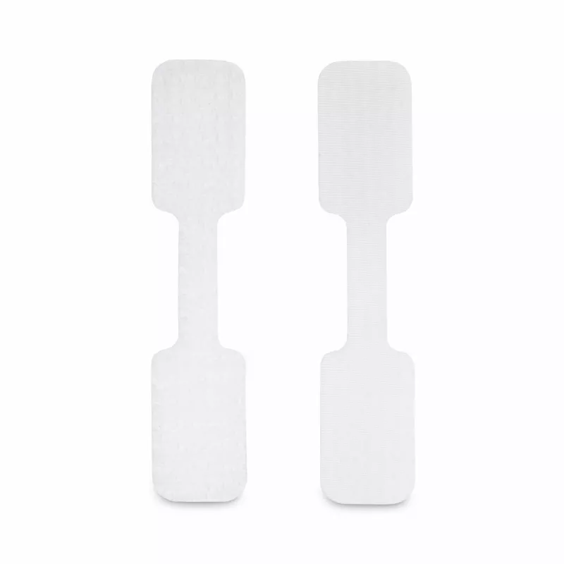 StarTech.com 3,5 Zoll (9cm) Kabelbeschriftungsschilder, 100er-Pack, Weiß, Haken-zu-Haken Klettverschluss-Kabeletiketten, beschreibbare Kabelkennzeichnungen für das Kabelmanagement, Kabelidentifikationsetiketten