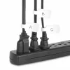 StarTech.com 3,5 Zoll (9cm) Kabelbeschriftungsschilder, 100er-Pack, Weiß, Haken-zu-Haken Klettverschluss-Kabeletiketten, beschreibbare Kabelkennzeichnungen für das Kabelmanagement, Kabelidentifikationsetiketten