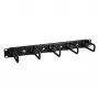 StarTech.com 1U 19 Zoll Kabelmanagement-Organizer – D-Ring-Haken Netzwerk-/Server-Rack-Kabelmanager – Horizontales Kabelpanel für Rechenzentren mit Durchführungslöchern, inkl. Montagematerial – EIA/ECA-310-E