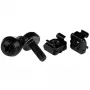 StarTech.com M5 x 12mm – Schrauben und Käfigmuttern – 100er-Pack, Schwarz