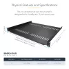 StarTech.com CABSHELF116V2PK Rack-Zubehör Regalboden
