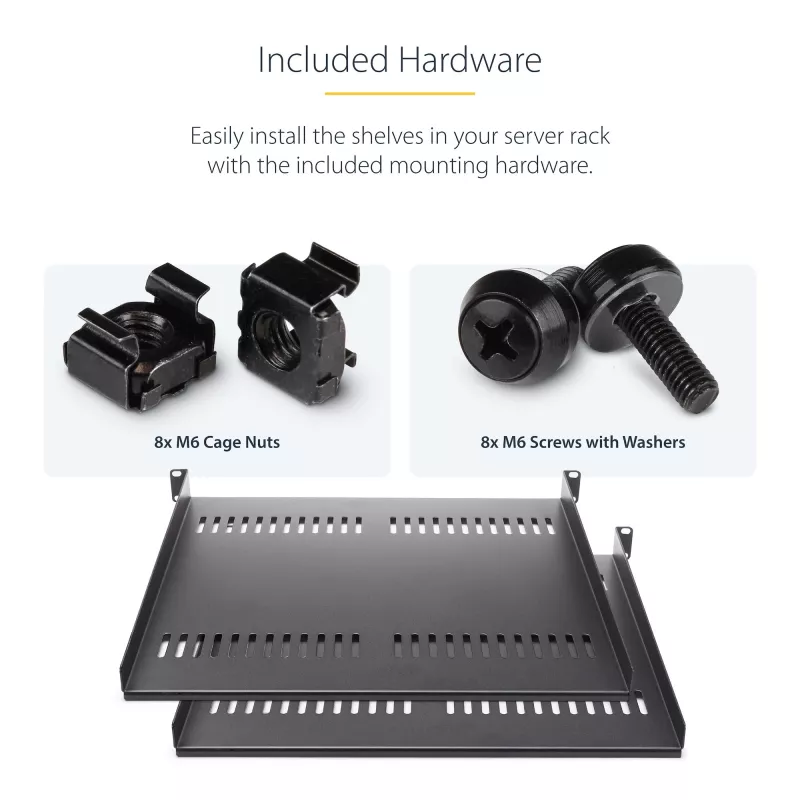 StarTech.com CABSHELF116V2PK Rack-Zubehör Regalboden