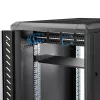 StarTech.com 1U Feste Server-Rack-Montageablage - 25,4 cm tiefe Universal-Kragarm-Ablage aus Stahl für 19-Zoll-AV-/Netzwerk-Equipment-Rack - Robust - Tragfähigkeit 20 kg, Schwarz
