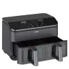 Cosori Dual Basket Chef Edition Doppel 8,5 L Standgerät 1750 W Heißluftfritteuse Schwarz, Silber