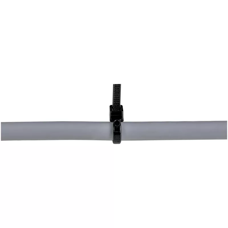 StarTech.com 100-Pack 6 inch(15cm) Kabelbinder – 1/8 inch(3,6 mm) breit, 1-3/8 inch(39 mm) Bündeldurchmesser, 40 lb (18 kg) Zugfestigkeit, selbstverriegelnde Nylon-Kabelbinder mit gebogener Spitze, UL-gelistet, Schwarz – TAA