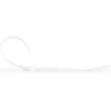 StarTech.com 20 cm Kabelbinder – 4 mm breit, 55 mm Bündeldurchmesser, 22 kg Zugfestigkeit, selbstsichernde Nylon-Kabelbinder mit gebogener Spitze – 94V-2/UL-gelistet, 100er-Pack – Weiß