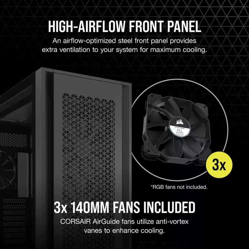 PC-Gehäuse Corsair 7000D Airflow Full Tower Schwarz